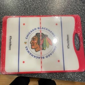 Brand new in packaging Chicago Blackhawks cutting board